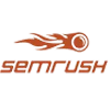 Logo of semrush tool which is used for competitor analysis related to ppc ads, seo and keyword research.