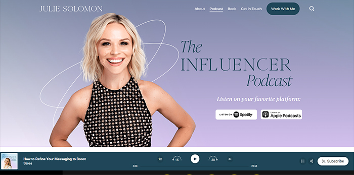 The Influencer Podcast (Julie Solomon)