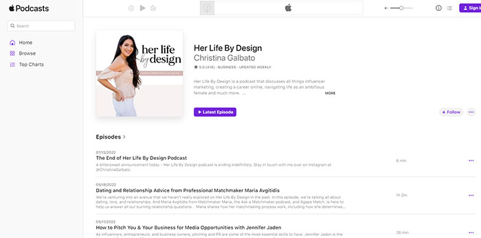 Her Life By Design (Christina Galbato)