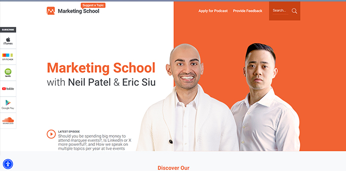 Marketing School (Neil Patel & Eric Siu)